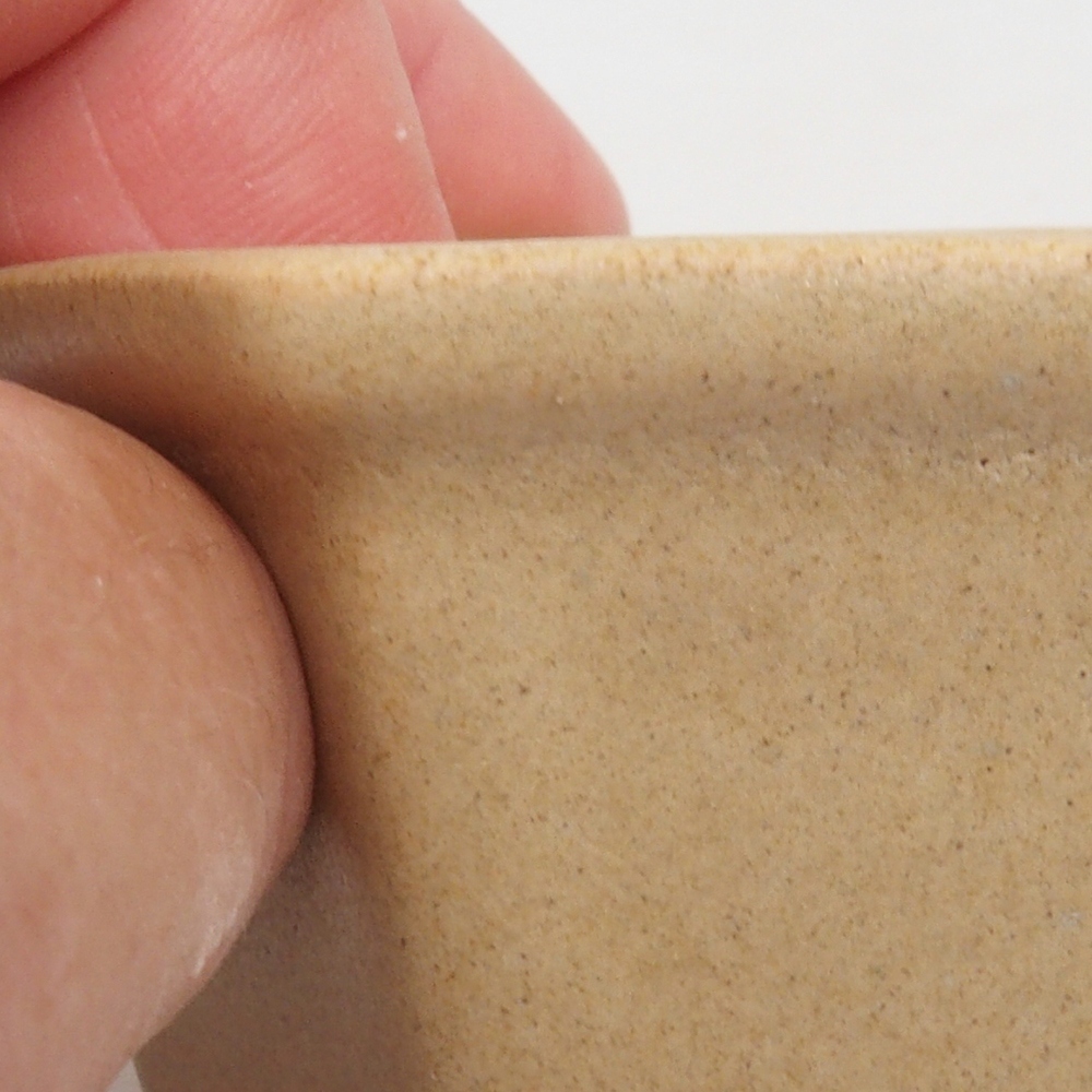 Ciotola per mini bonsai 8 x 7 x 4 cm, marrone