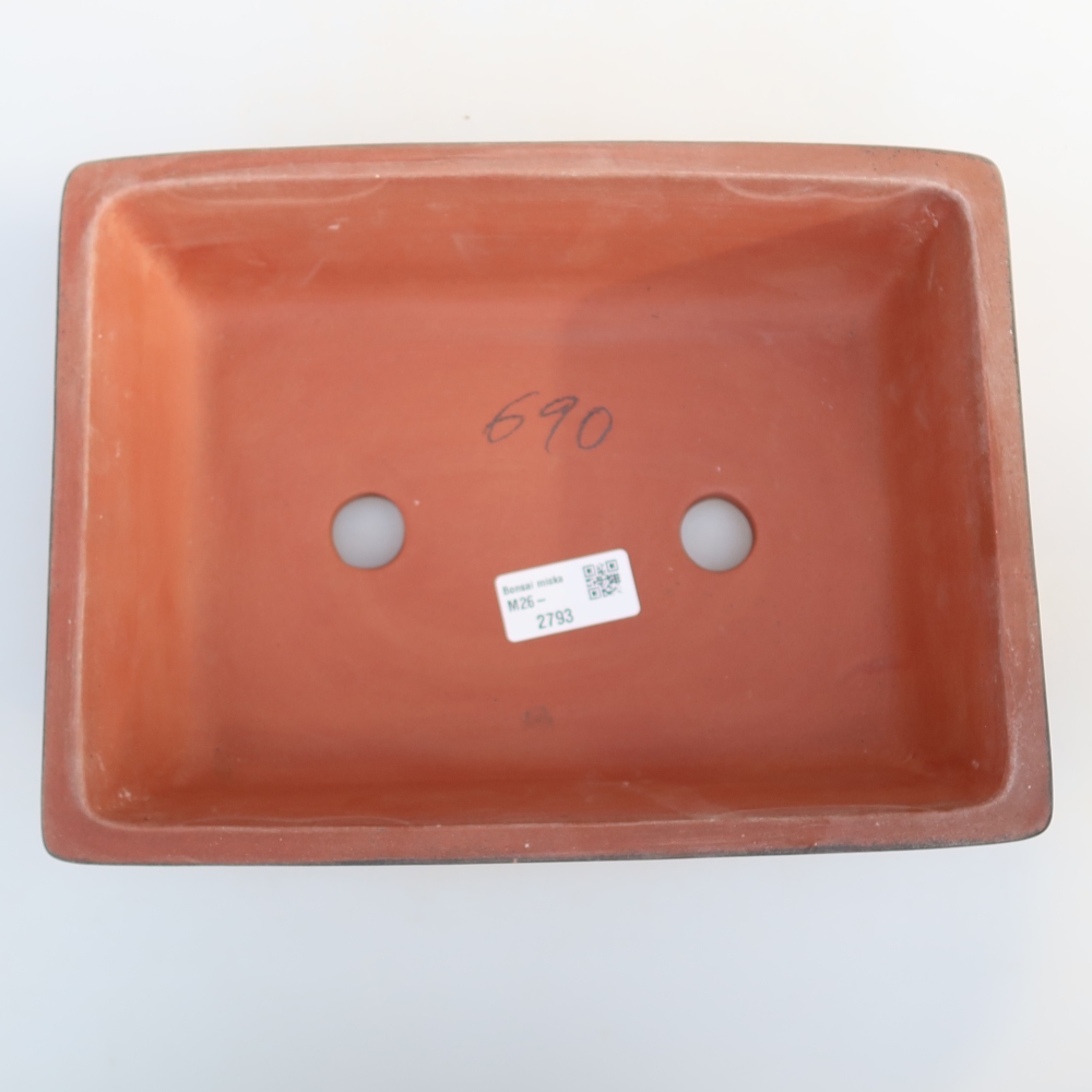Ciotola in ceramica  25,5 x 19 x 7 cm, colore mattone