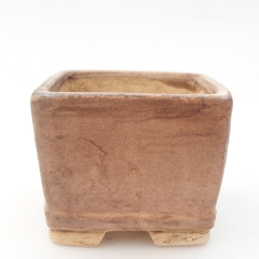 Ciotola bonsai in ceramica 6 x 6 x 4,5 cm, rosa