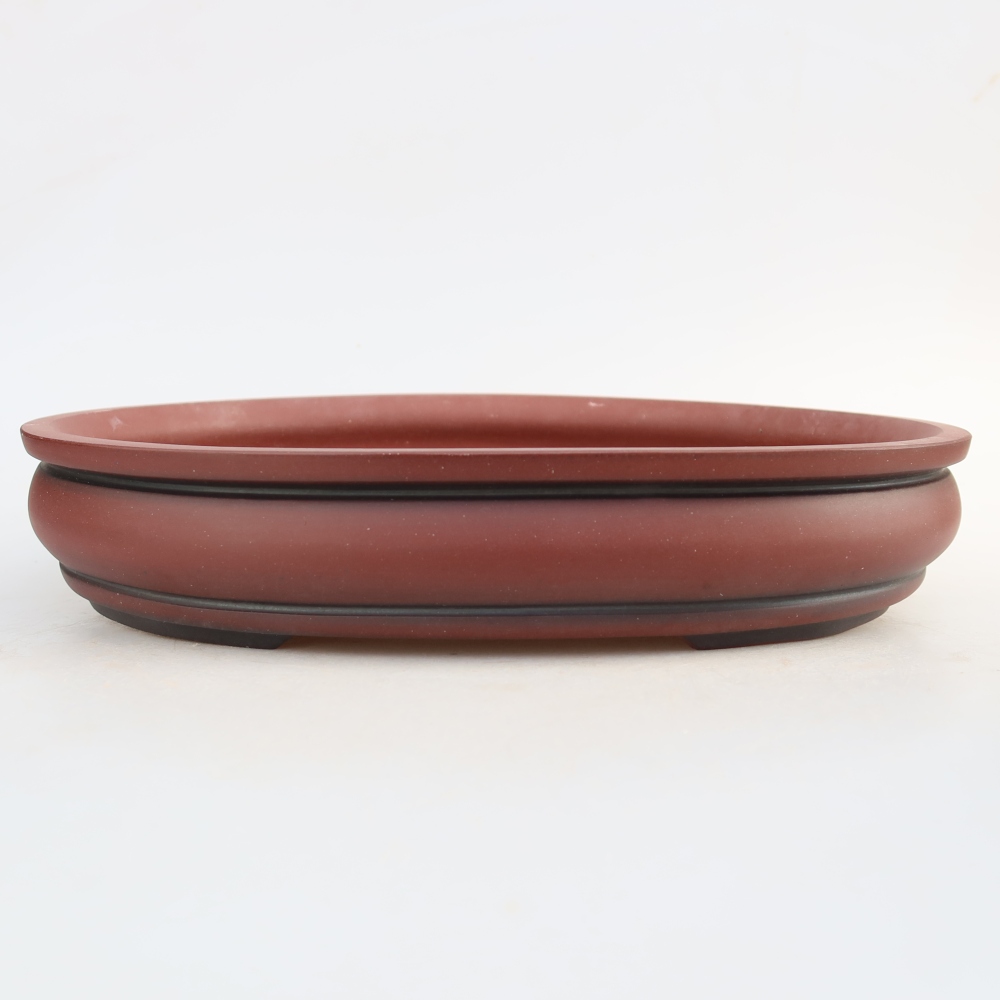 Ciotola in ceramica  31 x 23,5 x 5,5 cm, colore mattone