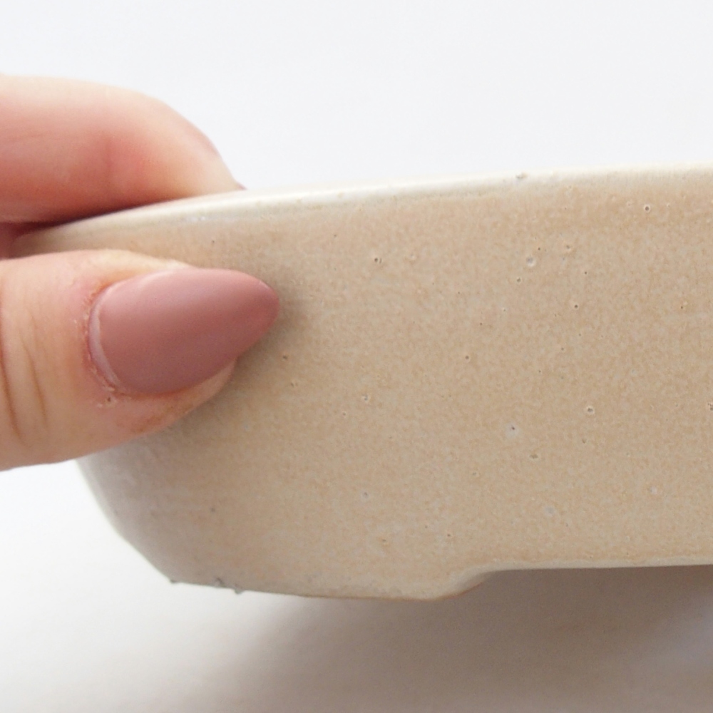 Ciotola bonsai in ceramica 26 x 26 x 8 cm, colore rosso