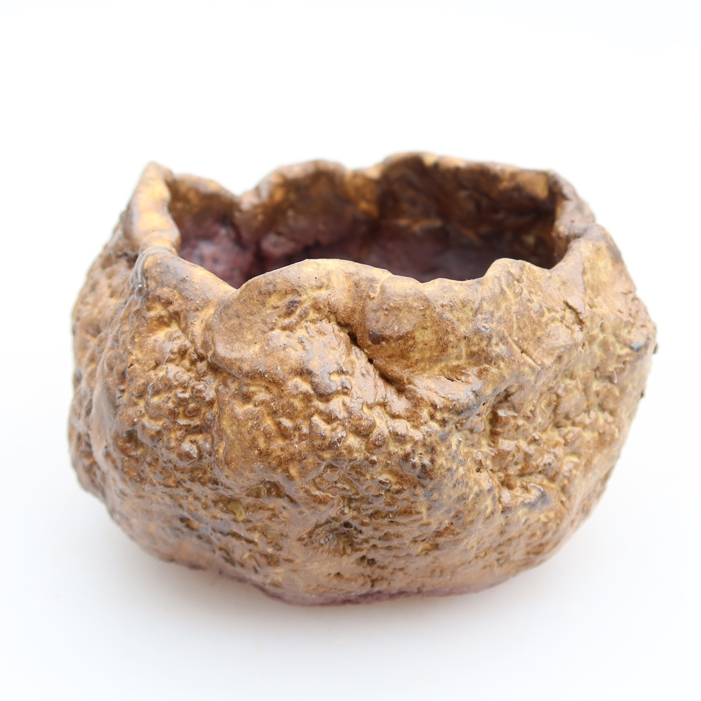 Guscio in ceramica  6,5 x 5 x 6 cm , colore marrone