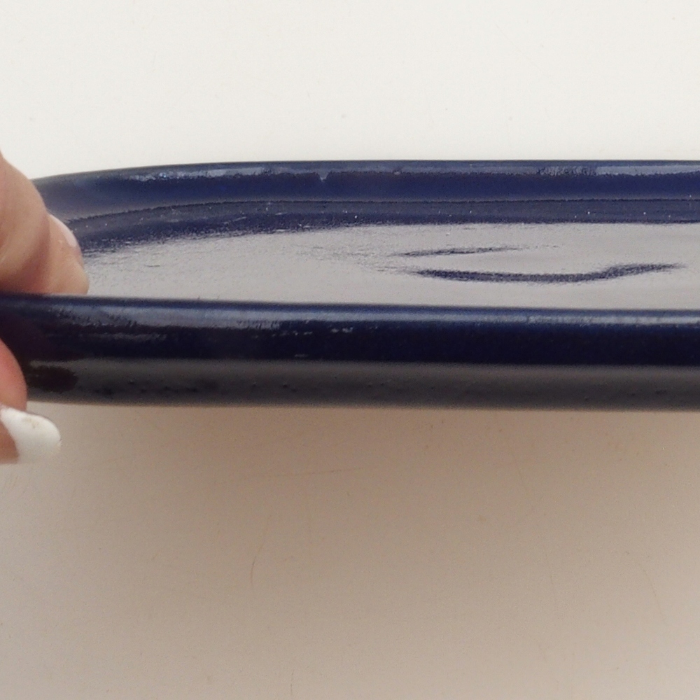 Ciotola in ceramica H36 - 17,5 x 15 x 1 cm - blu