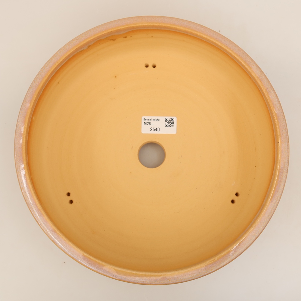 Vaso da bonsai in ceramica 27 x 27 x 8 cm, colore rosa