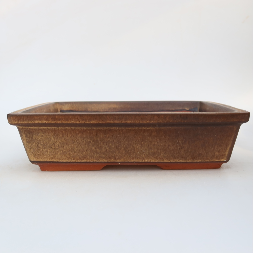 Ciotola in ceramica  25,5 x 19 x 6,5 cm, colore marrone