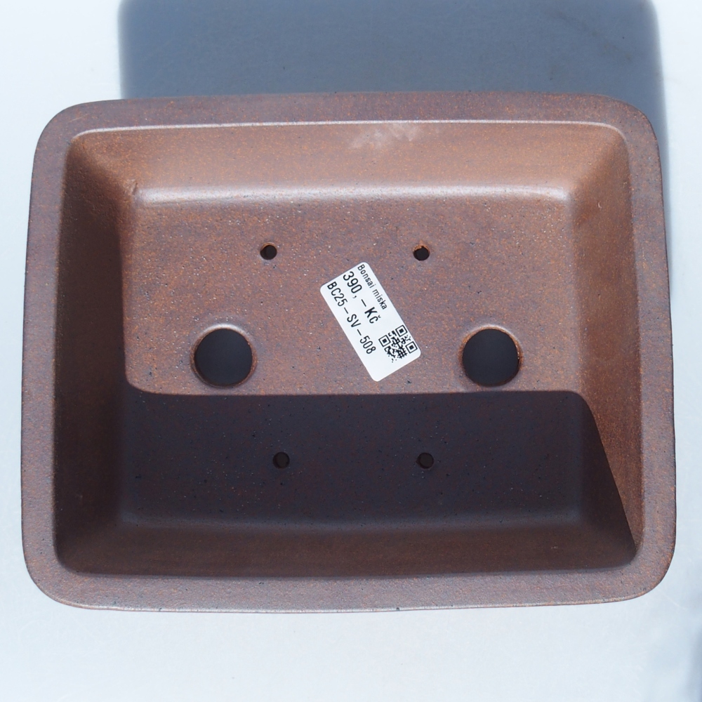 Ciotola 21 x 17 x 7 cm marrone