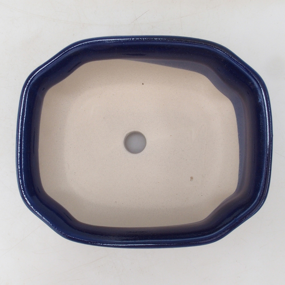 Ciotola per bonsai H32 - 13 x 10 x 5,5 cm - blu