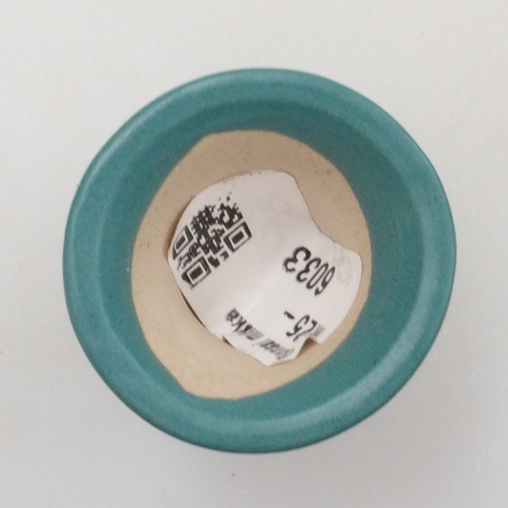 Ciotola bonsai in ceramica 6,5 x 5,5 x 4 cm, colore blu