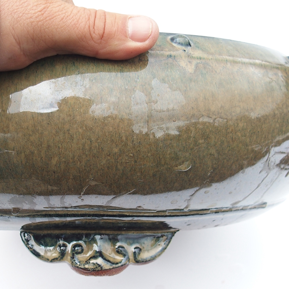 Ciotola 41 x 41 x 13,5 cm grigio