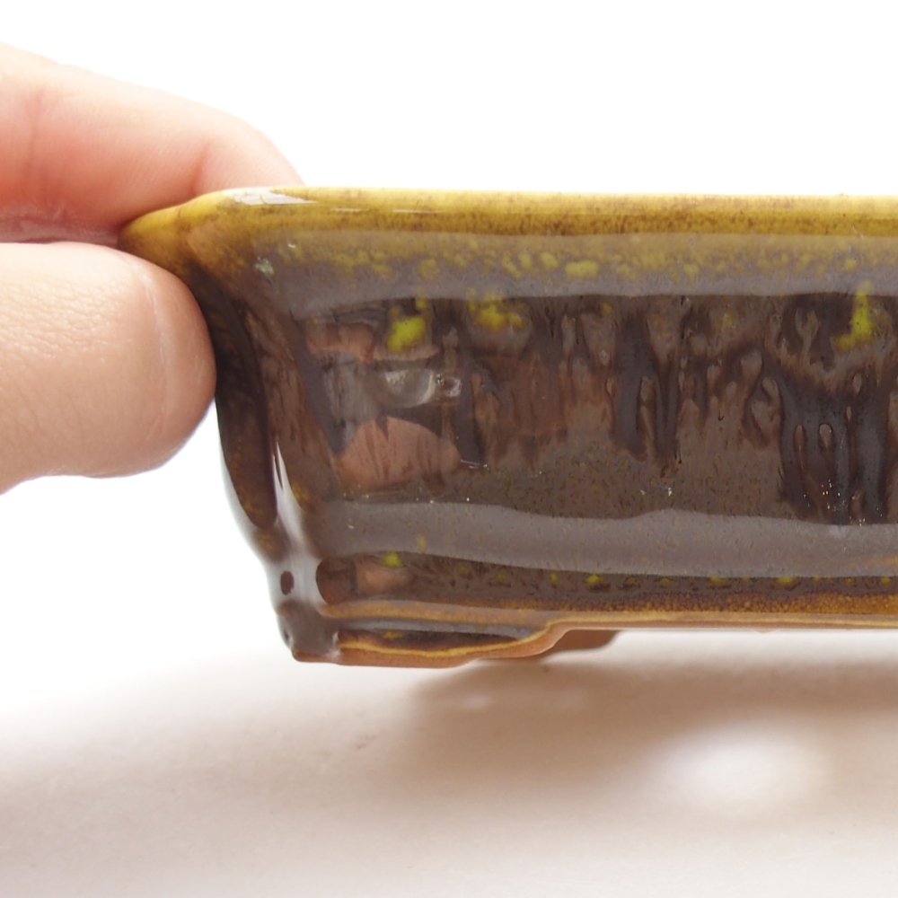 Ciotola bonsai in ceramica 22 x 17 x 5 cm, verde