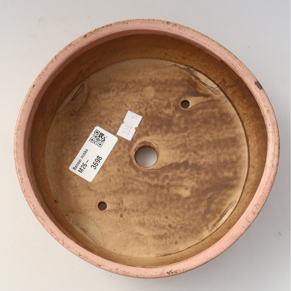 Ciotola bonsai in ceramica 18 x 18 x 5 cm, rosa