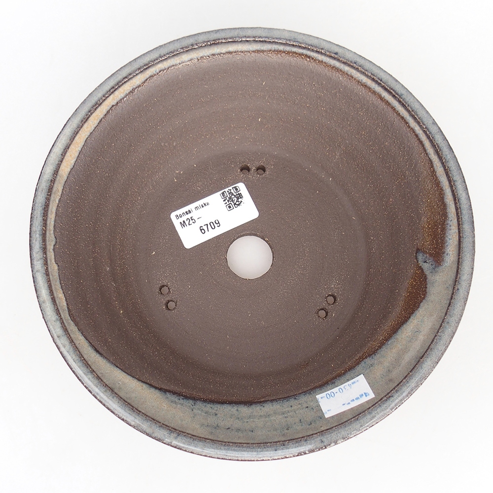 Ciotola bonsai in ceramica 19 x 19 x 6 cm, grigio