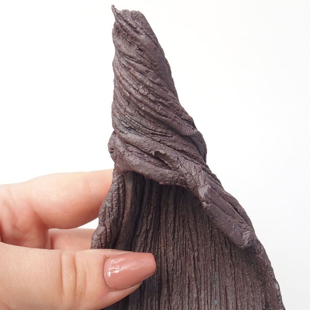 Conchiglia in ceramica 10 x 7,5 x 14,5 cm , colore metallizzato