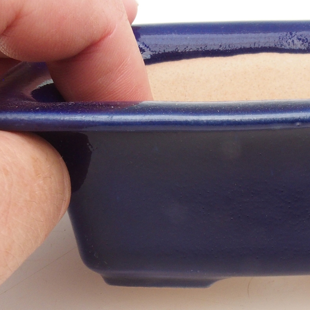 Ciotola per bonsai H11 - 11,5 x 10 x 4 cm - blu