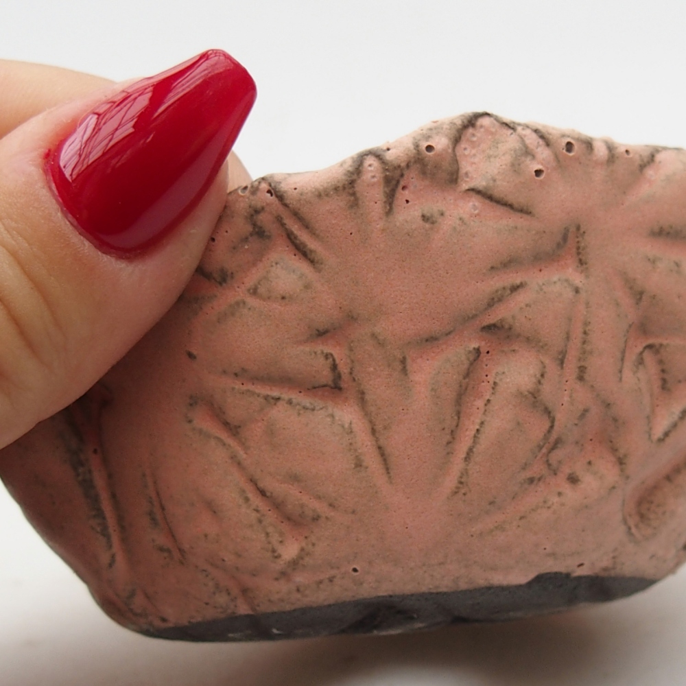 Conchiglia in ceramica 9 x 8 x 4 cm , colore rosa