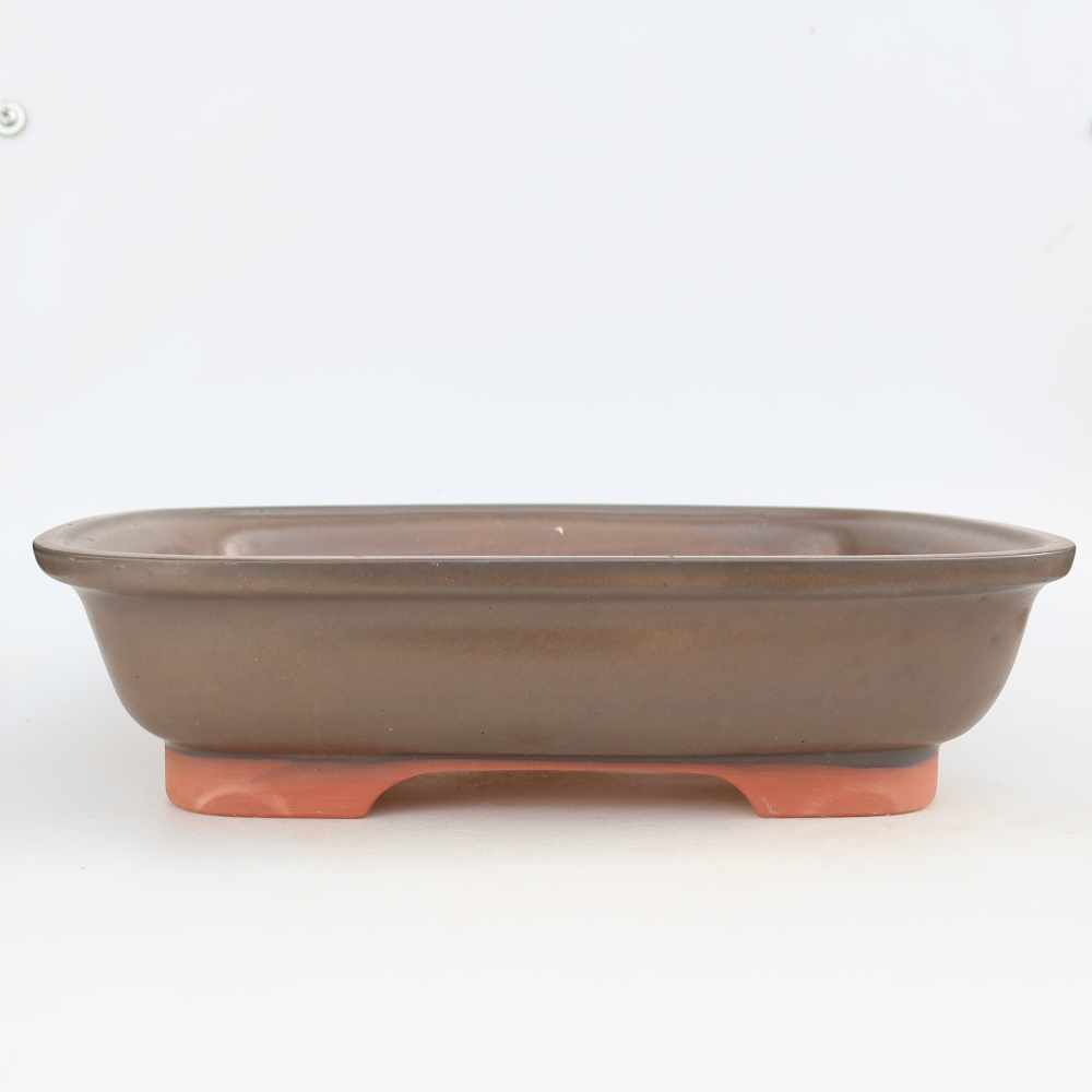 Ciotola in ceramica  33,5 x 26 x 8 cm, colore marrone