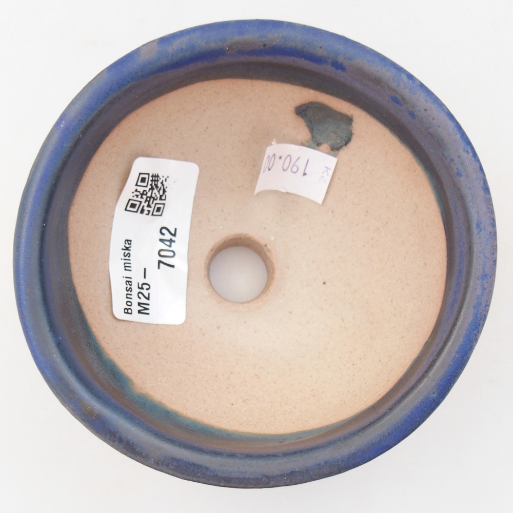 Ciotola bonsai in ceramica 26 x 26 x 8 cm, colore rosso