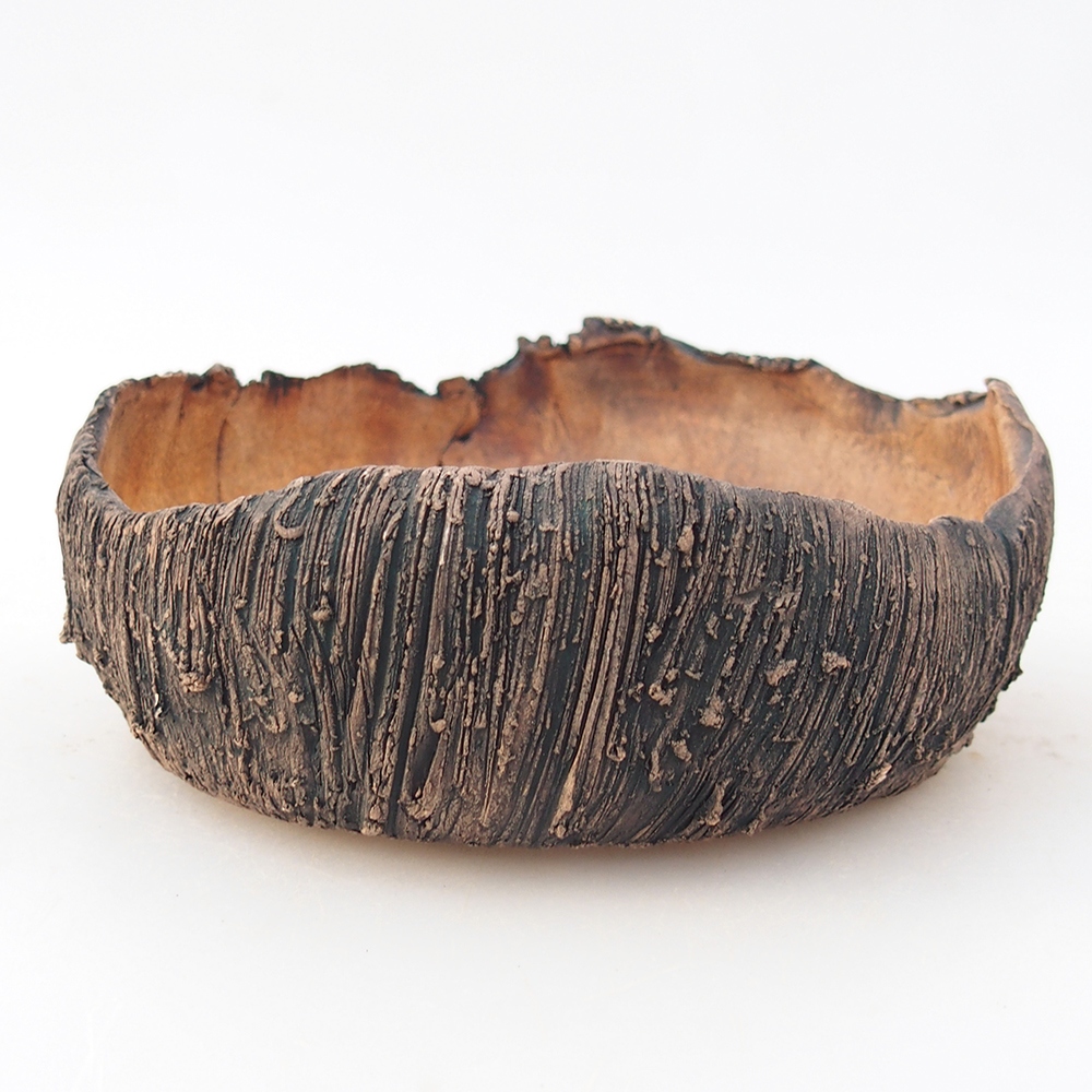 Ciotola bonsai in ceramica 13 x 13 x 6 cm, verde