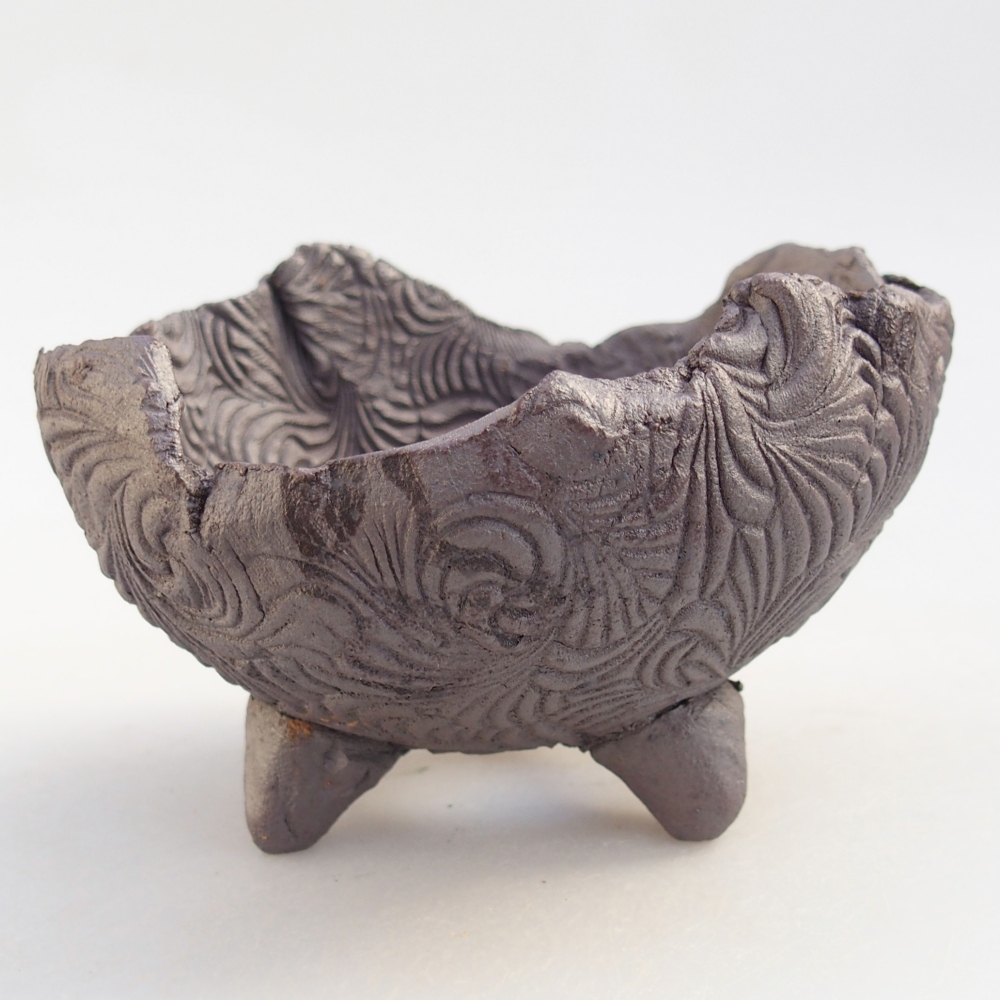 Conchiglia in ceramica 10 x 9 x 7 cm , colore metallizzato