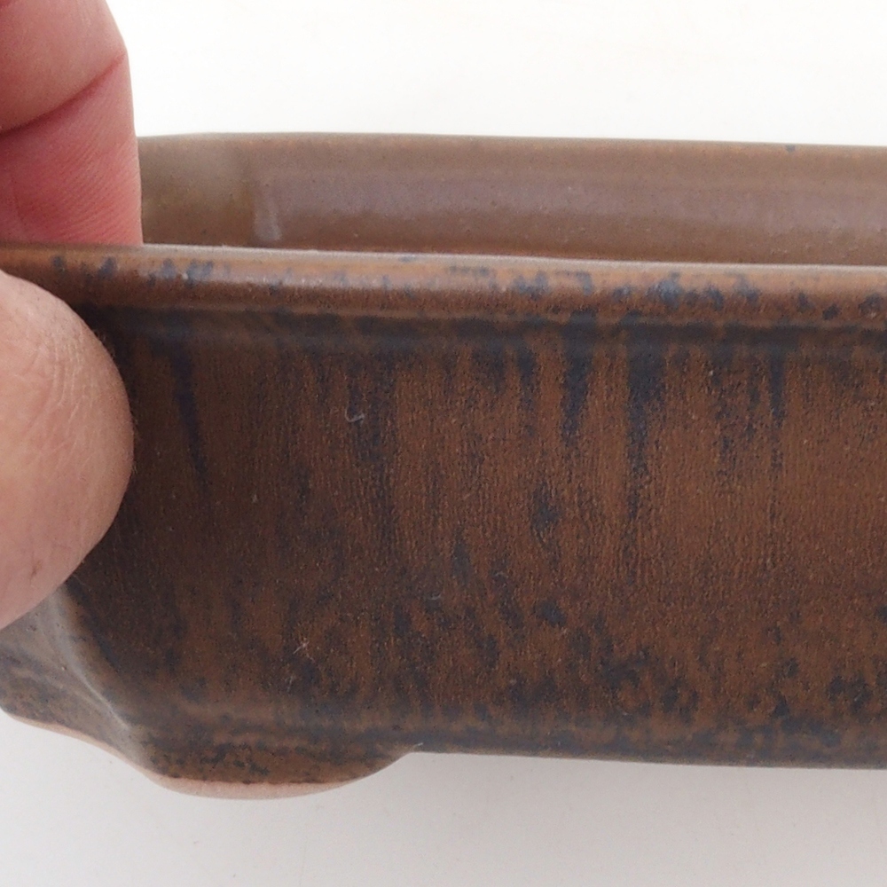 Ciotola per bonsai H03 - 16,5 x 12 x 4,5 cm - marrone