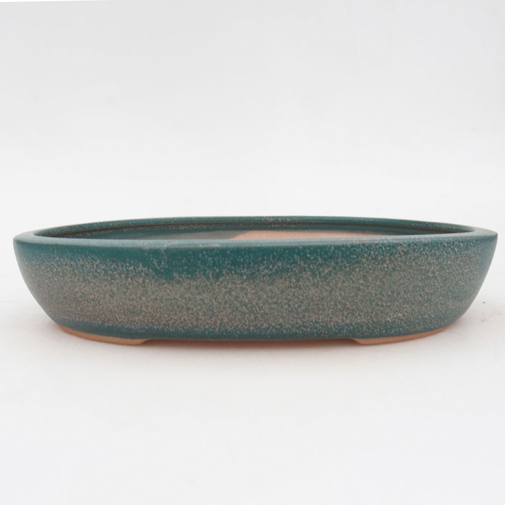 Ciotola bonsai in ceramica 22 x 17 x 4 cm, colore blu