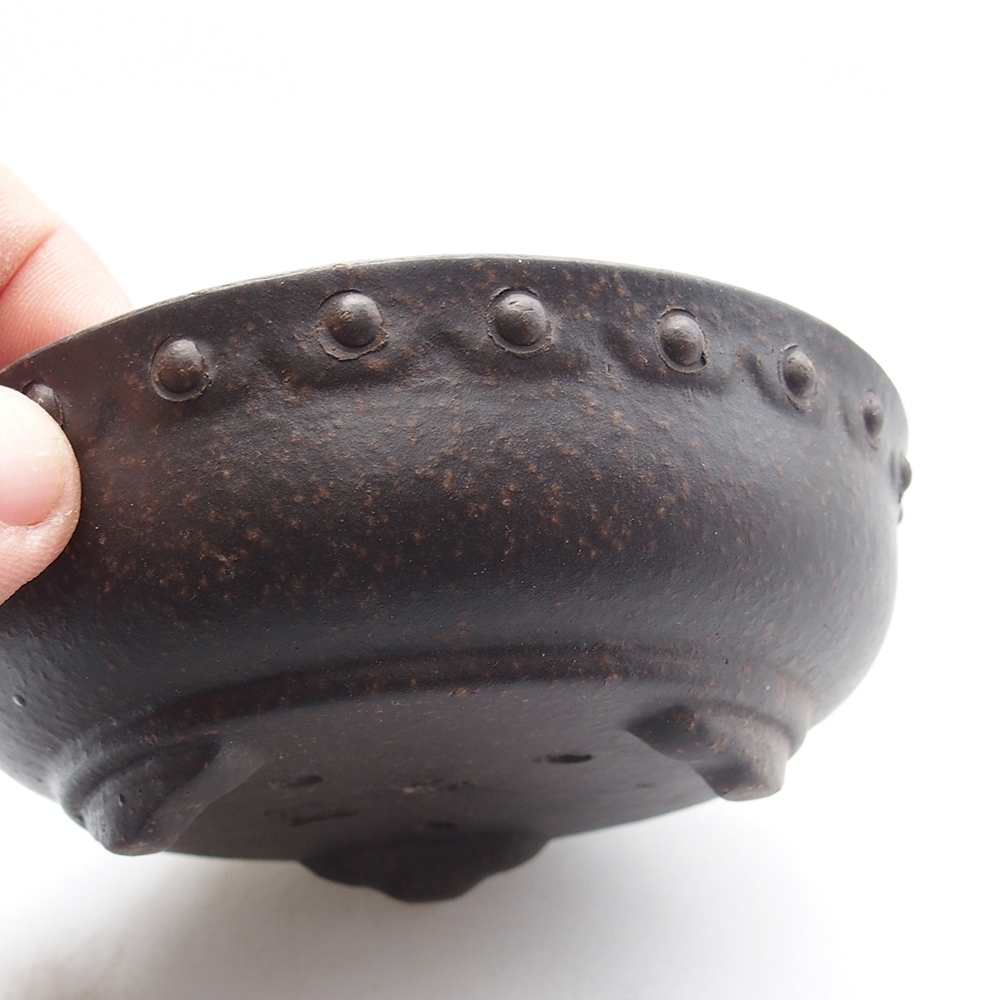 Ciotola 11,5 x 11,5 x 4 cm marrone ocra