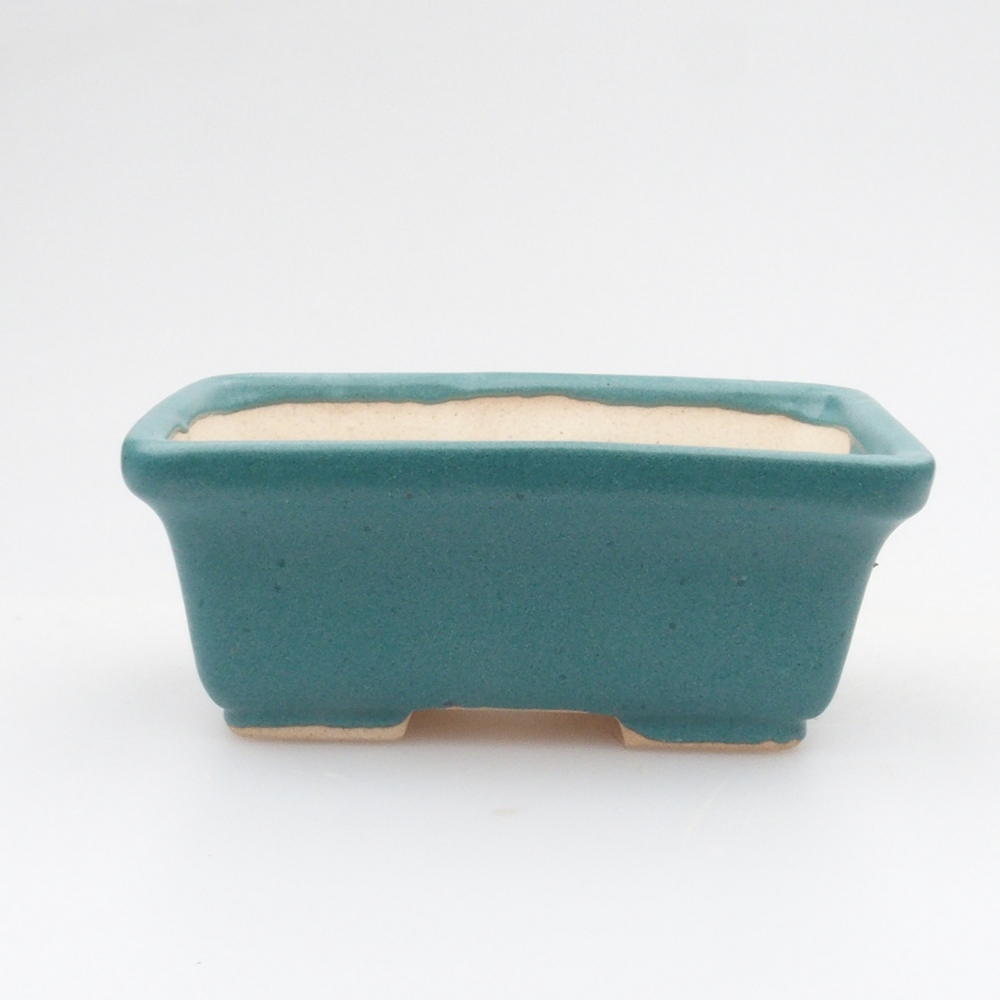 Ciotola bonsai in ceramica 6,5 x 5,5 x 4 cm, colore blu