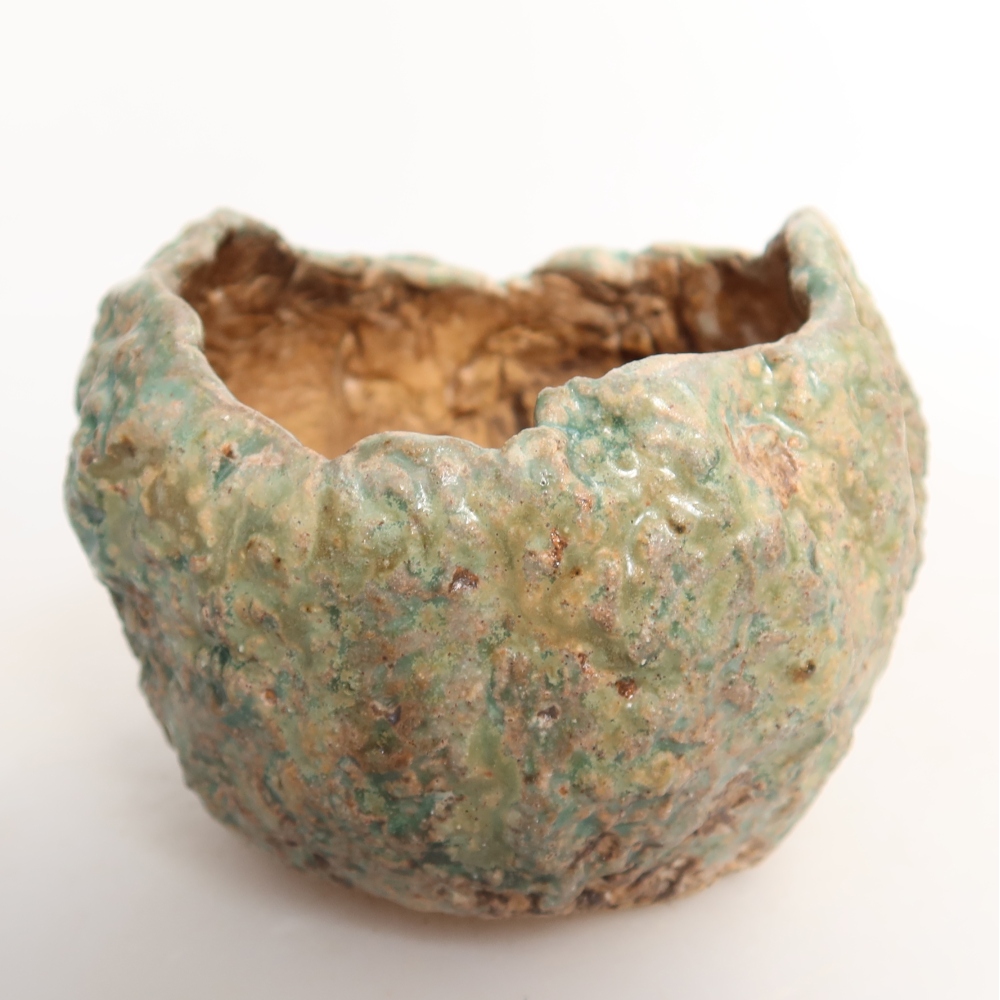 Guscio in ceramica  7,5 x 7 x 6,5 cm, colore verde