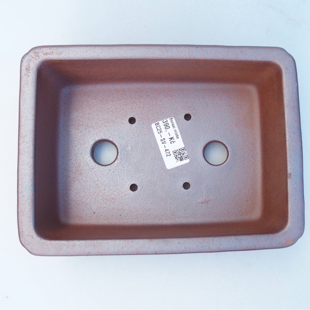 Ciotola 20 x 15 x 7 cm marrone