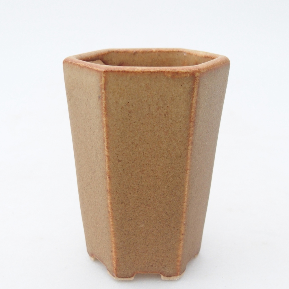 Ciotola per mini bonsai 5 x 4,5 x 6,5 cm, marrone