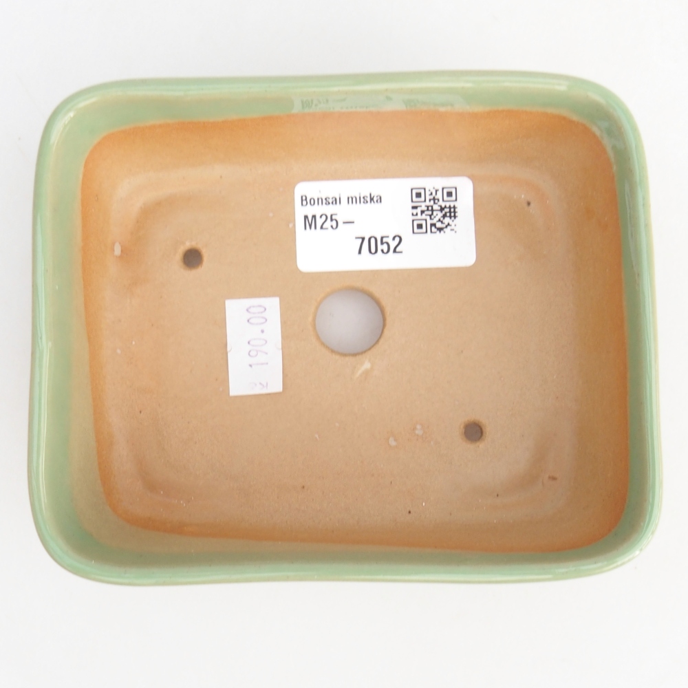 Ciotola bonsai in ceramica 26 x 26 x 8 cm, colore rosso