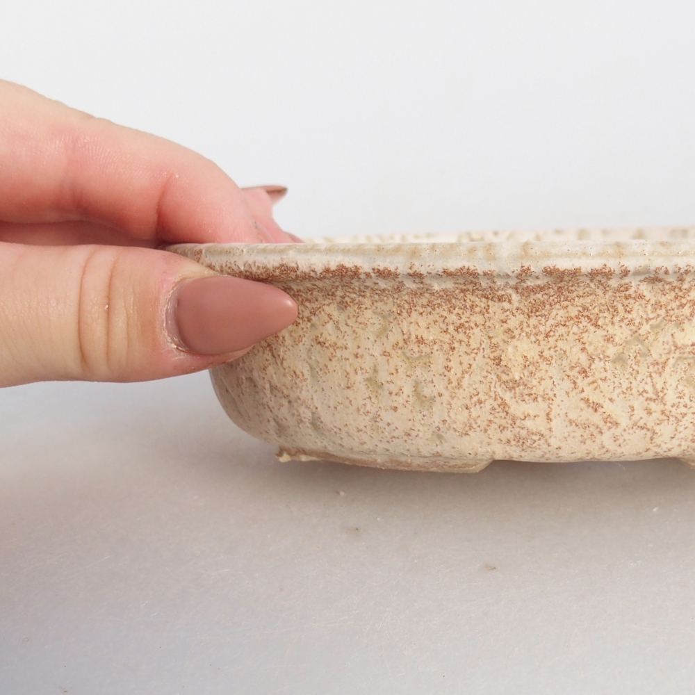 Ciotola bonsai in ceramica 26 x 26 x 8 cm, colore rosso