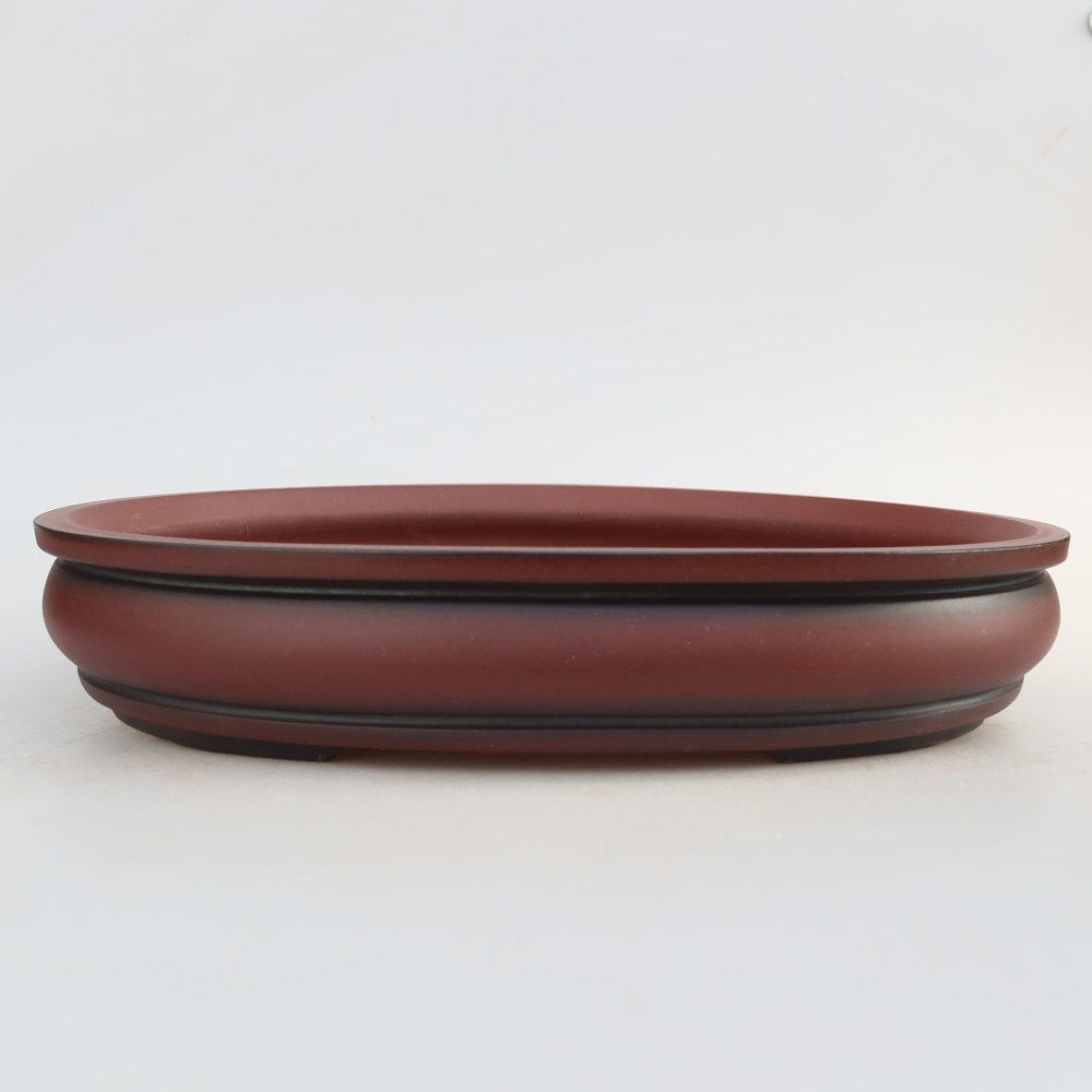 Ciotola in ceramica  31 x 23,5 x 5,5 cm, colore mattone