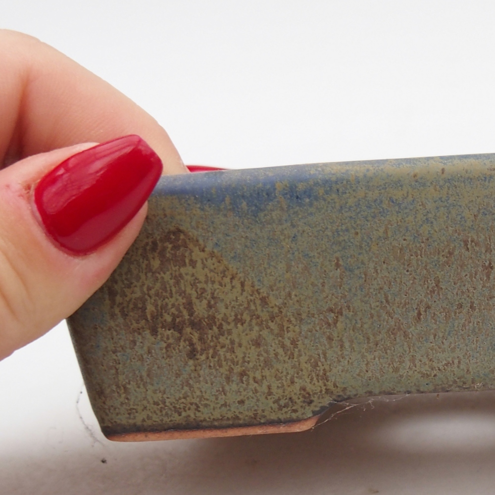 Ciotola bonsai in ceramica 26 x 26 x 8 cm, colore rosso