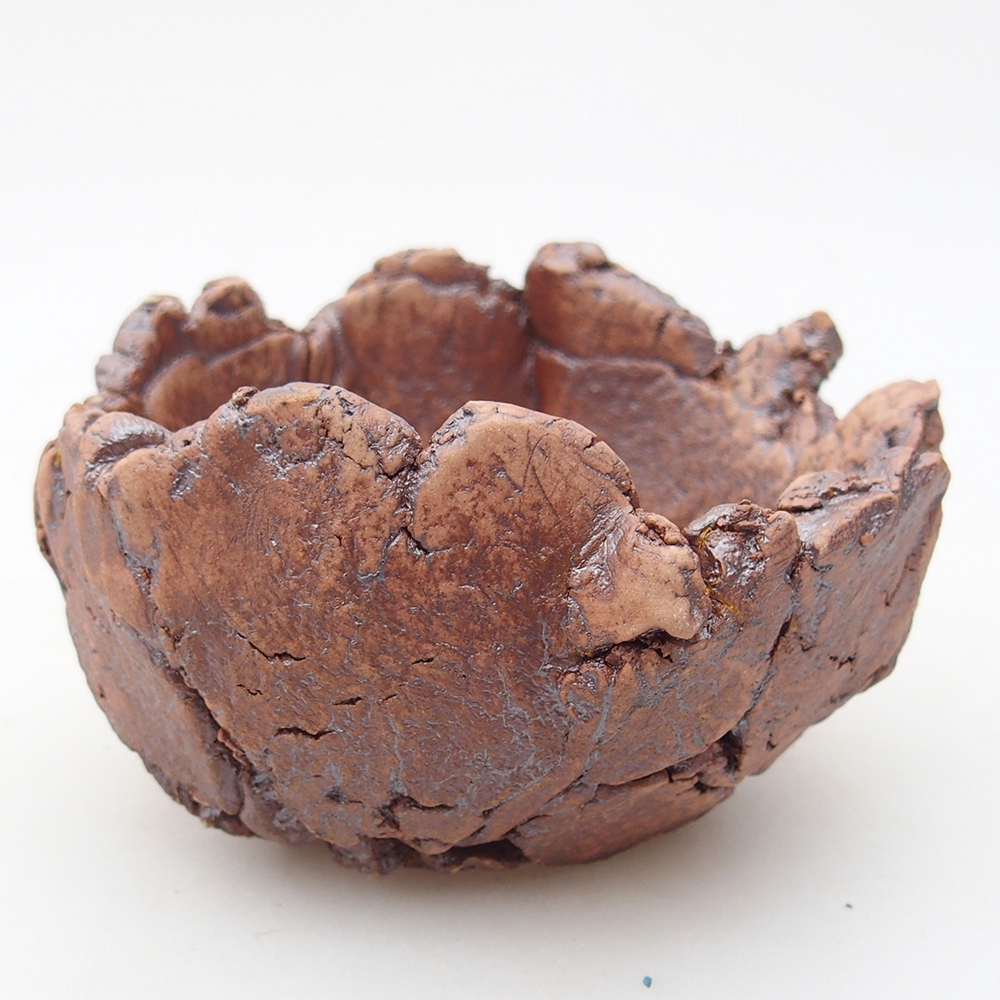 Conchiglia in ceramica 9,5 x 8,5 x 5,5 cm , colore marrone