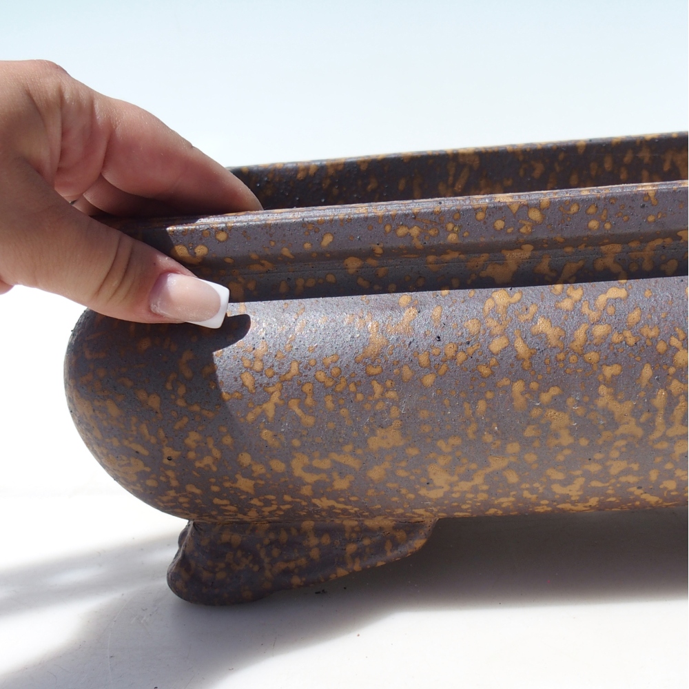 Ciotola 32 x 21 x 12 cm marrone