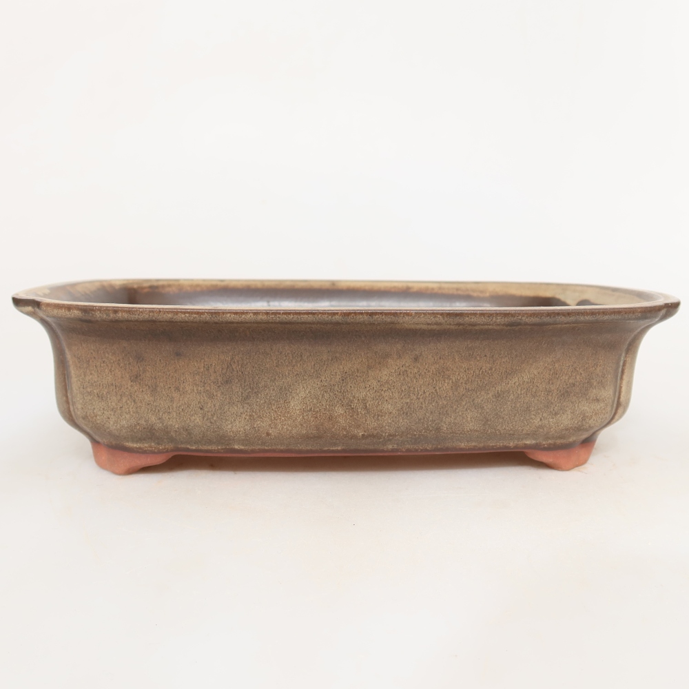Ciotola in ceramica  24 x 17 x 6 cm, colore marrone
