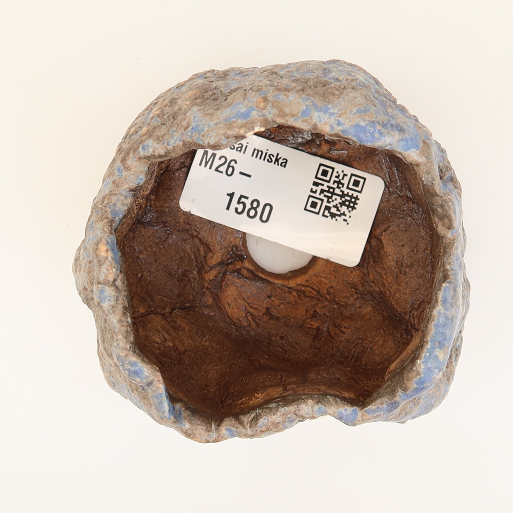 Guscio in ceramica  5 x 5 x 6 cm, colore blu