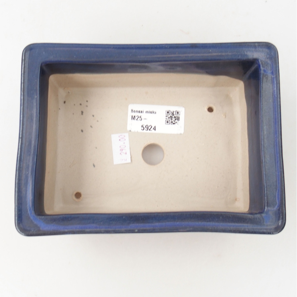 Ciotola bonsai in ceramica 22 x 17 x 5 cm, verde