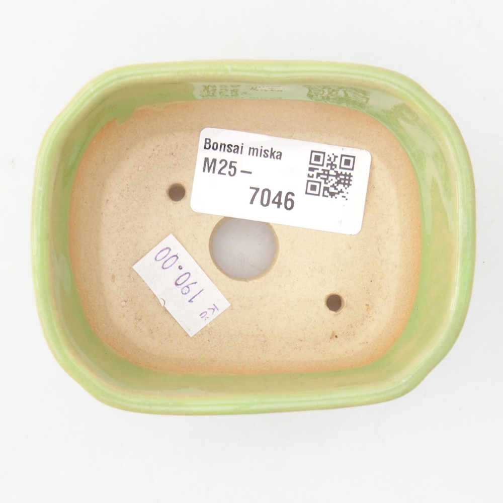 Ciotola bonsai in ceramica 26 x 26 x 8 cm, colore rosso