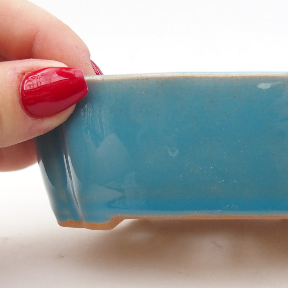 Ciotola bonsai in ceramica 26 x 26 x 8 cm, colore rosso