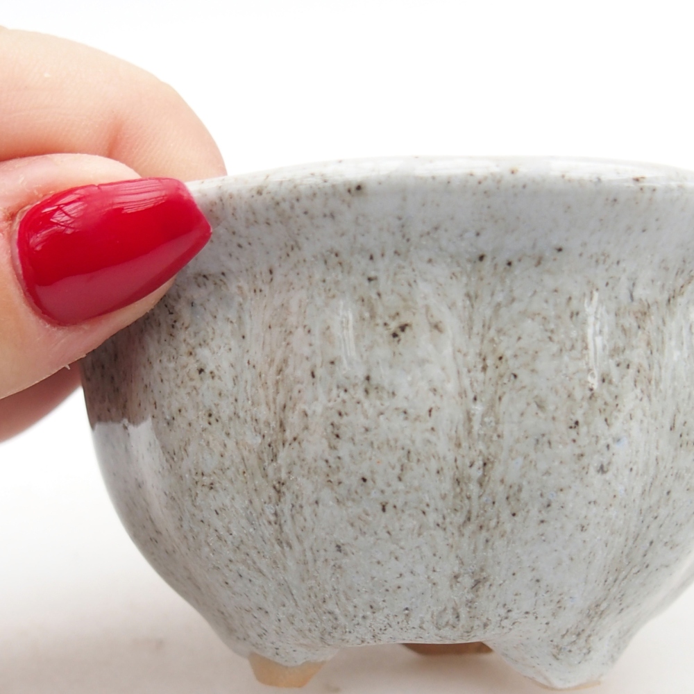 Ciotola bonsai in ceramica 26 x 26 x 8 cm, colore rosso