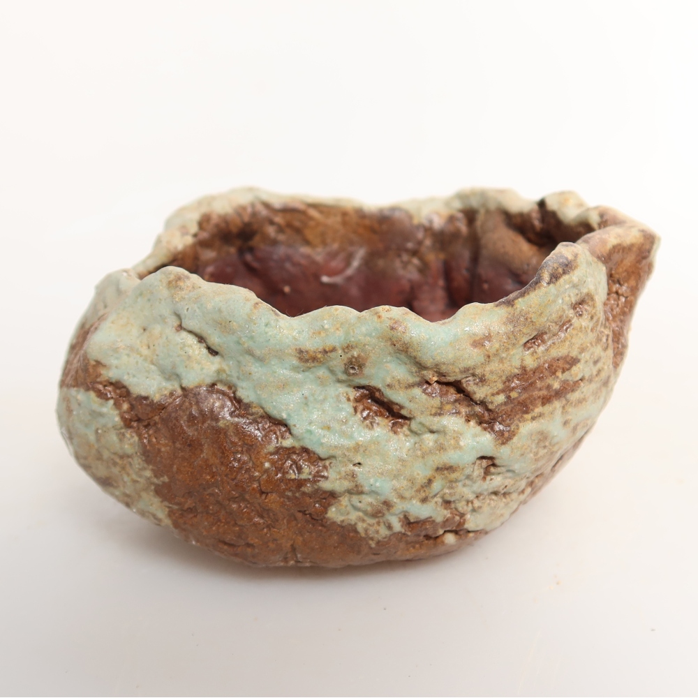 Guscio in ceramica  7,5 x 7,5 x 4,5 cm, colore verde