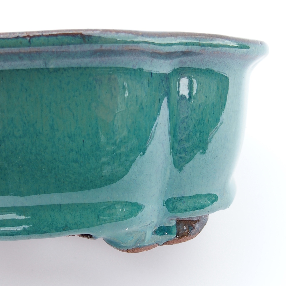 Ciotola 20 x 16 x 6,5 cm verde-blu