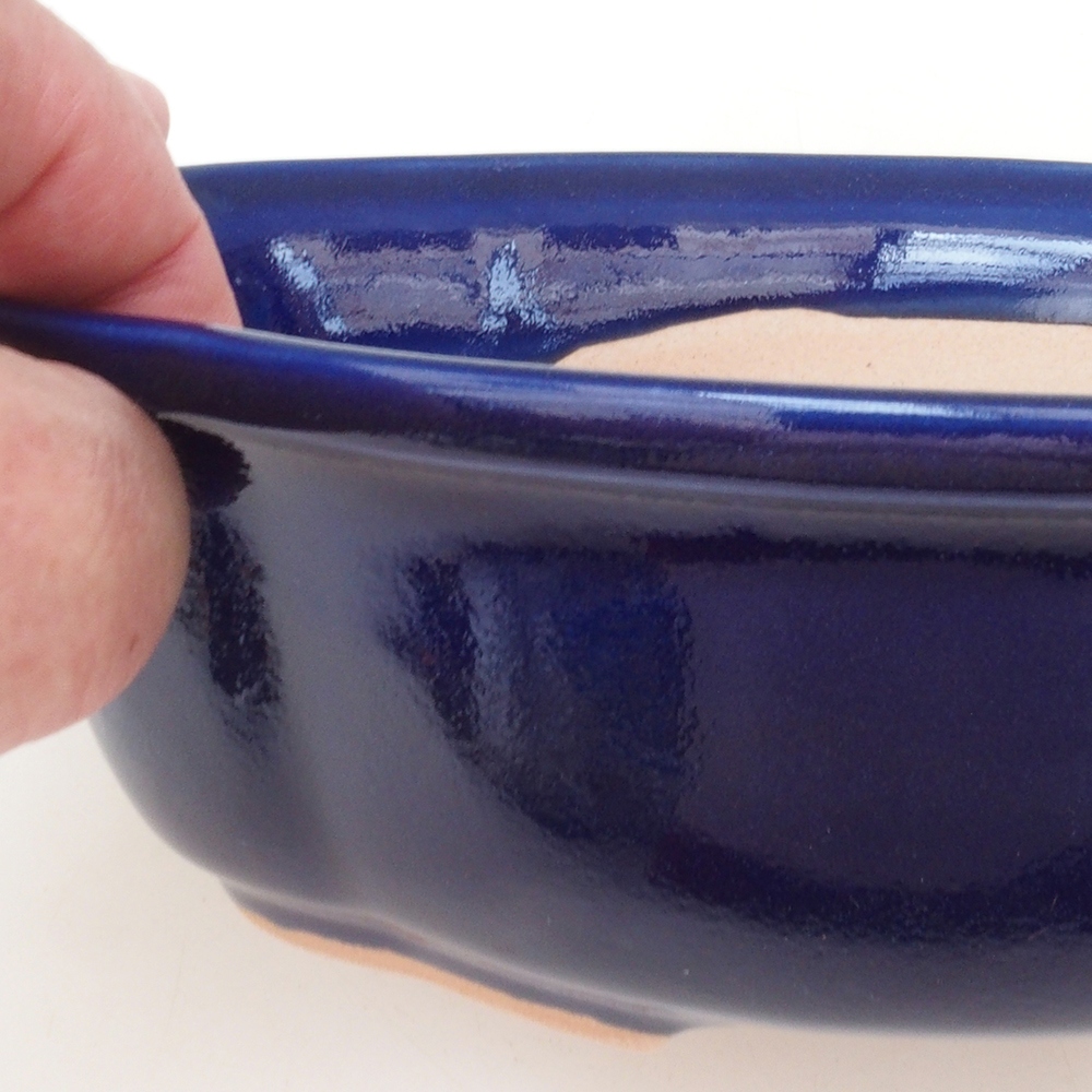 Ciotola bonsai H75 - 19 x 14 x 6,5 cm - blu