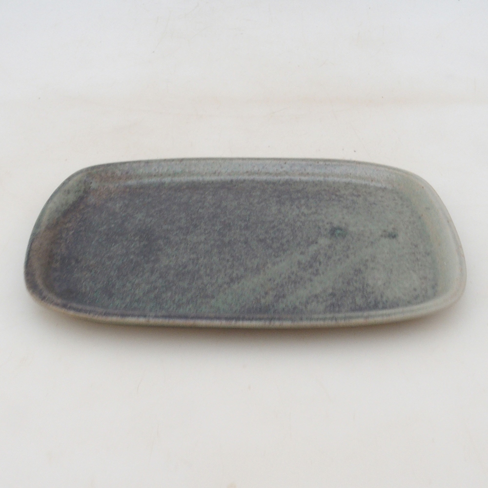 Piattino in ceramica H02 - 17,5 x 12 x 1 cm - verde