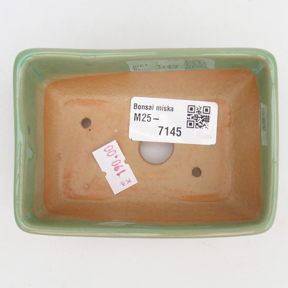 Ciotola bonsai in ceramica 26 x 26 x 8 cm, colore rosso