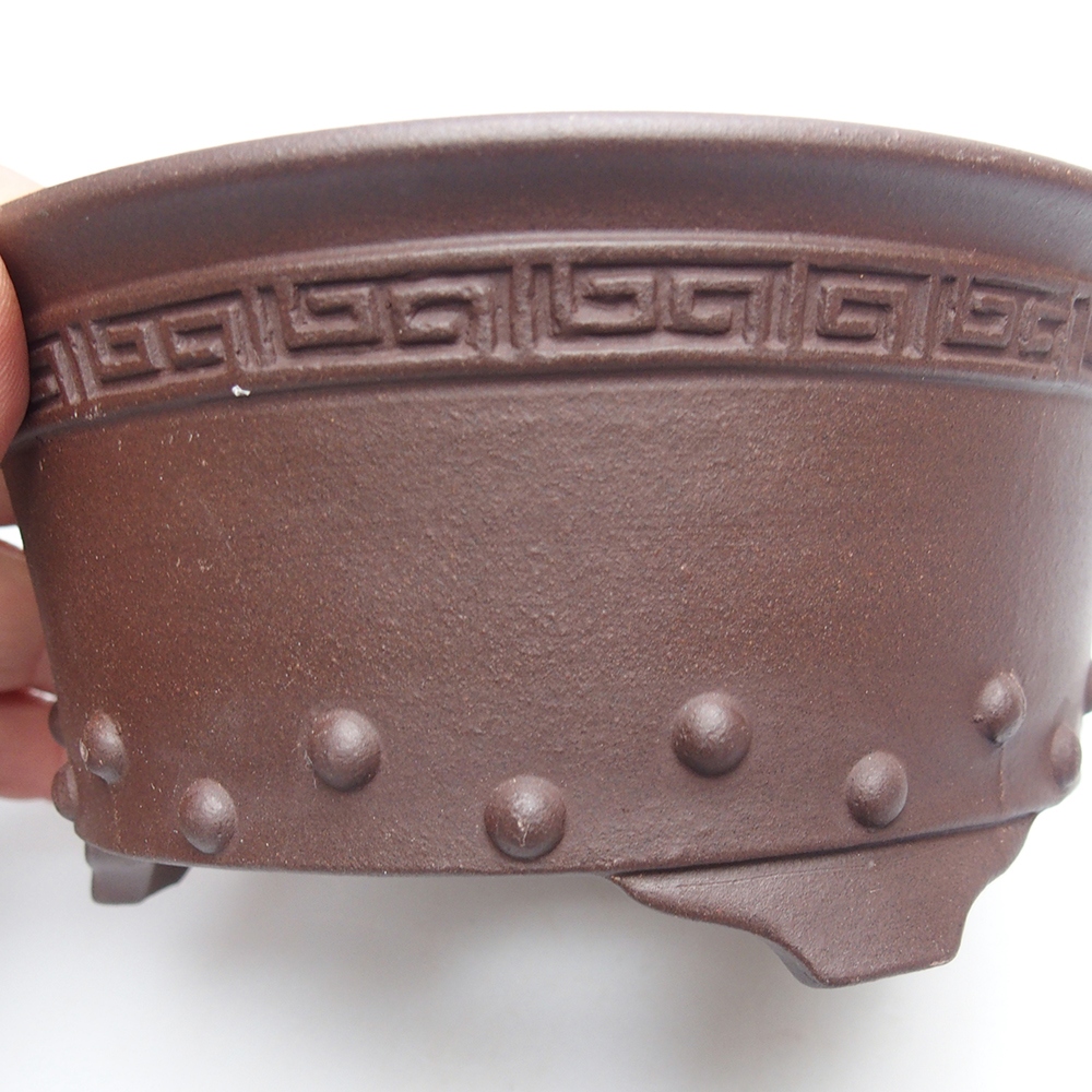 Ciotola 15 x 15 x 7 cm marrone