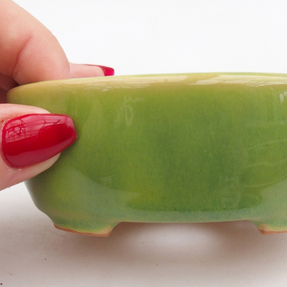 Ciotola bonsai in ceramica 26 x 26 x 8 cm, colore rosso