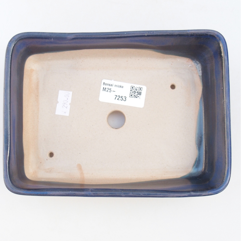 Ciotola bonsai in ceramica 26 x 26 x 8 cm, colore rosso